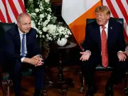Trump continues Ireland trip amid unity row