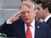 Trump lands in Dublin for two-day Ireland visit amid protests