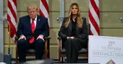 Trump sparks fresh health fears after face appears to droop at 9/11 memorial