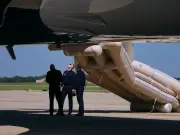 Trump's Air Force One travel halted as emergency slide deploys