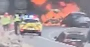 Two cars erupt into huge fireball as A9 in Highlands closed in both directions