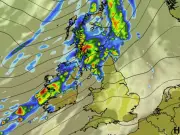 UK weather maps: 31 counties face heavy rain this weekend