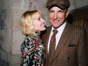 Vinnie Jones and Emma Ford cuddle up at The Gentlemen afterparty