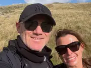 Wayne and Coleen Rooney climb Yr Wyddfa on rare free weekend