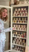 Woman's £2,500 mug collection needs its own cupboard