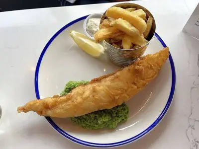 £18 Fish and Chips at Iconic Seaside Chippy: 'Top Drawer'