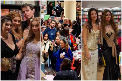 ACOTAR fans dress up for midnight launch of Sarah J Maas's new book