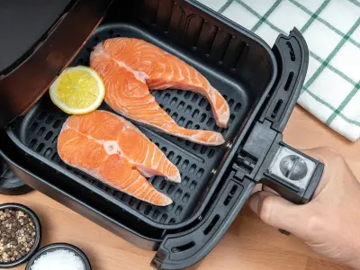 Air fryer salmon: 3 expert tips to stop it drying out