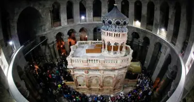 Archaeologists find monument at Jesus' tomb site in Jerusalem