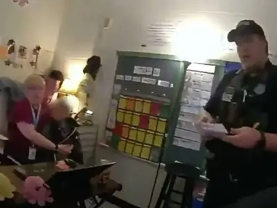 Boy, 6, shouts abuse at police after shooting teacher in Virginia