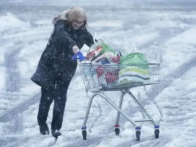 Brits told to stockpile 3 days of food as polar vortex fears grow