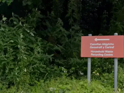 Caerphilly recycling centre closed indefinitely after wall damage