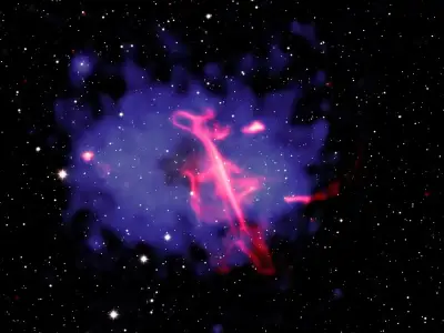 Cosmic radio waves shaped like Prince's symbol baffle scientists
