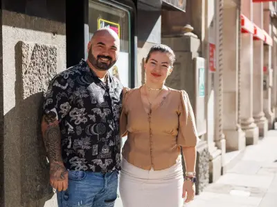Couple leave 'lifeless city' for Anfield after hearing live music at 3pm