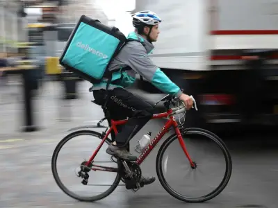 Deliveroo warns riders caught speeding on illegal e-bikes could be banned