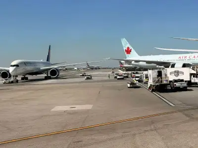 Delta and Air Canada planes collide on runway at LAX