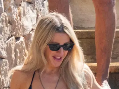 Ellie Goulding shows off post-baby figure in bikini with toyboy in France