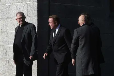 Flatley 'never felt pain like this' at wife Niamh's funeral