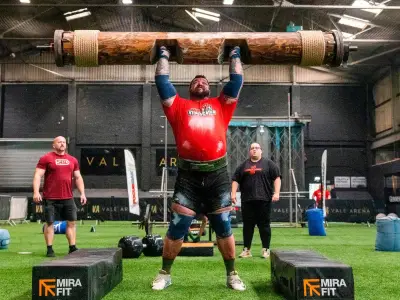 Gavin Bilton wins fifth Wales' Strongest Man title in dramatic finale