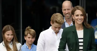 George, Charlotte and Louis show Harry and Meghan how it's done