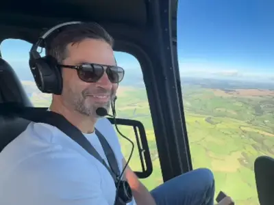 Gethin Jones flies helicopter to Manchester for Super League Grand Final