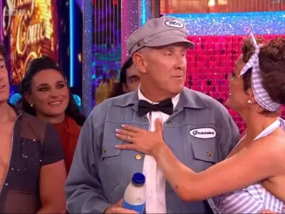 Graeme Hall breaks down in tears after Strictly Jive as Lauren Oakley offers support