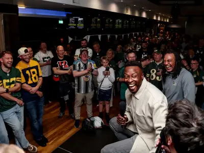Green Bay Packers fans pack Newcastle bar for NFL huddle event