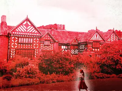 Grey Lady Ghost Haunts Liverpool's Speke Hall with Crying Baby