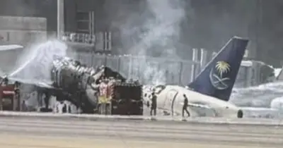 Houthi missile attack damages Saudia plane at Riyadh airport
