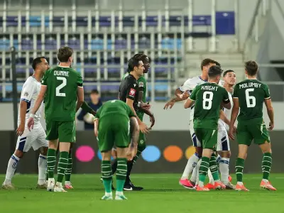Ireland coach makes half-time 'spit' allegation against Israel player