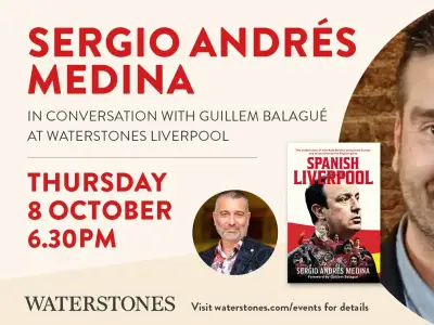 Liverpool FC book event with Sergio Medina and Guillem Balague
