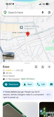 London drivers can now see fuel prices on Google Maps for first time