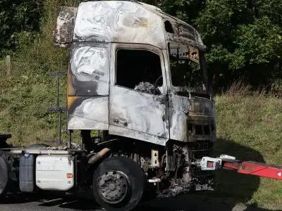 Lorry fire shuts A69 near Haltwhistle for hours