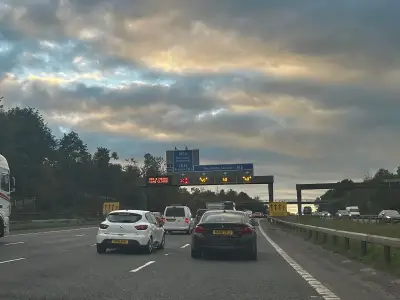 M6 crash: Drivers slammed for ignoring red X lanes near Preston