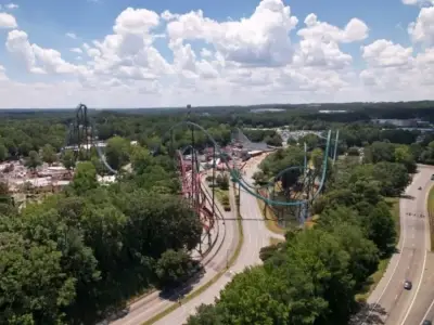 Man dies after falling from Six Flags rollercoaster as son watches