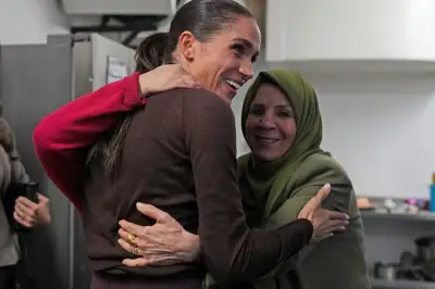 Meghan and Harry reunite with Grenfell cooks on first UK joint engagement