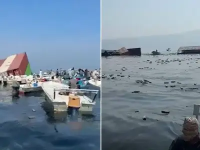 Mine sinks cargo ship in Strait of Hormuz, iPhones float