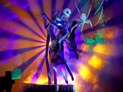 Nightmare Before Christmas light trail opens at Arley Hall in Cheshire