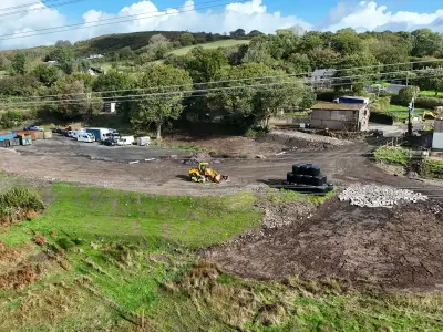 NRW investigates waste tipping near Pontarddulais in Welsh valley