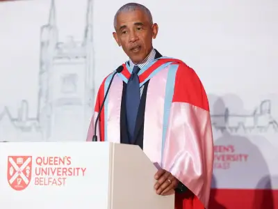 Obama awarded honorary doctorate at Queen's University Belfast