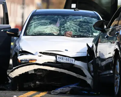 One dead, nine injured in Bronx chain-reaction crash