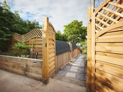 Paint your garden fence in October to protect it from winter