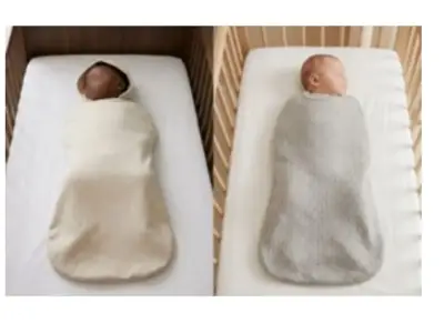 Parents warned to stop using baby sleeping bags without armholes