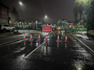 Prestwich sinkhole repairs extend Heywood Road closure for two more weeks