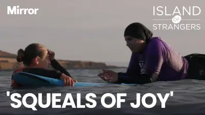 Refugee girls find joy and healing surfing North Devon waves