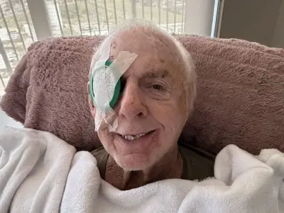 Ric Flair posts bruising selfie after hospital fall outside restaurant