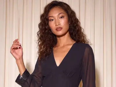 Roman's £44 Contrast Sequin Cuff Dress: Party-Perfect and Flattering