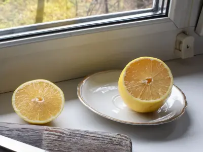 Rub lemon or orange peels on window sills to deter autumn spiders