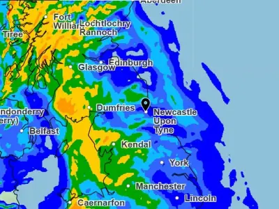 Storm Boelo Hour-by-Hour Newcastle Forecast: Heavy Rain and 64mph Gusts