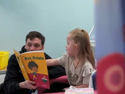 Storyteller brings magic of stories to poorly children at Newcastle hospitals